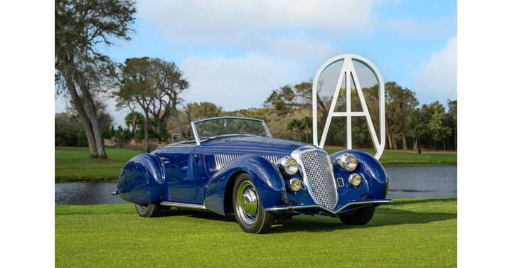 The Amelia Concours-Winning 1938 Alfa Romeo 8C Earns The Peninsula Classics Best of the Best Award 2025