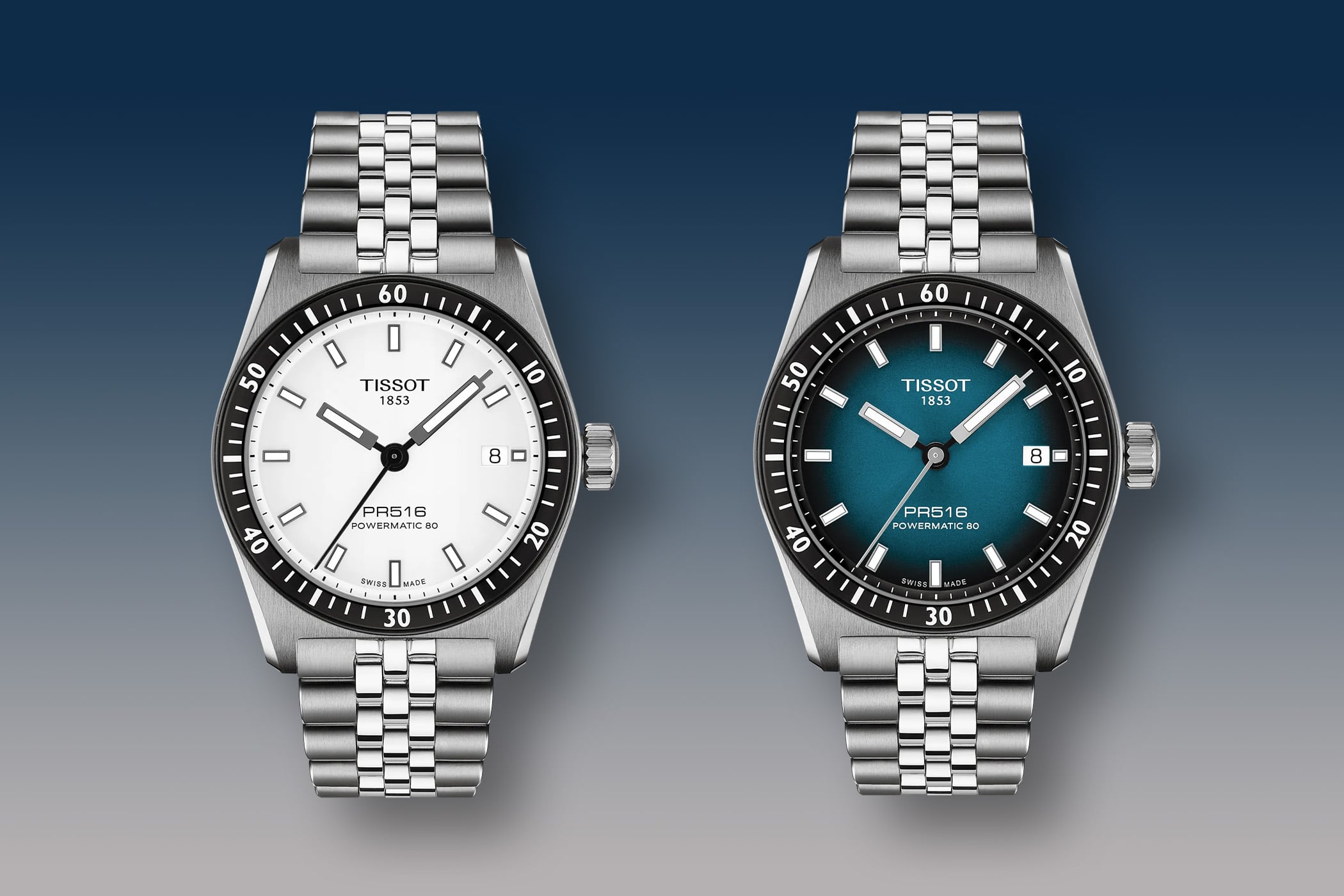 Tissot Adds Two Fresh New Colours to its PR516 38mm Powermatic 80