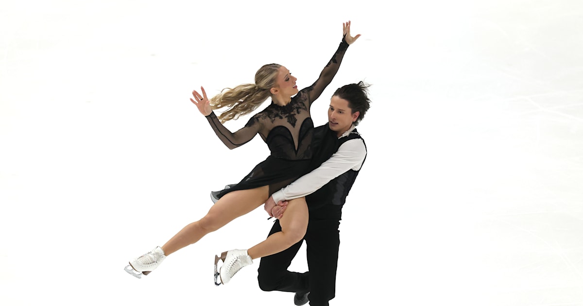 Emilea Zingas and Vadym Kolesnik win ice dance competition in emphatic style