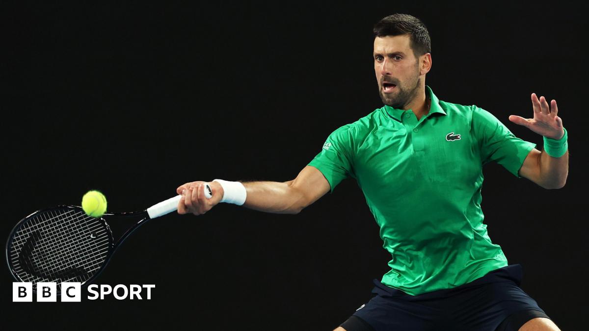 Australian Open 2026: Novak Djokovic into last eight as Jakub Mensik withdraws with injury