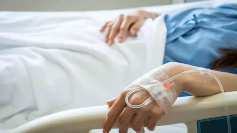 Getty Images Patient in hospital bed