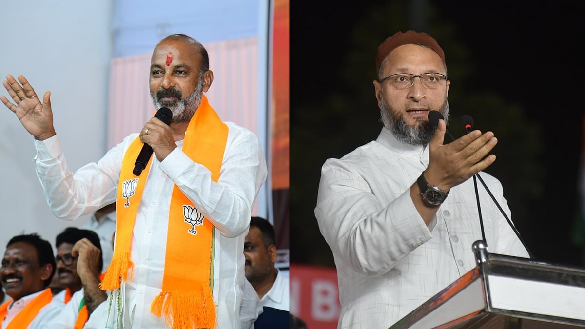 BJP's Sanjay Kumar challenges Owaisi to make hijab-clad woman as AIMIM chief – Deccan Herald