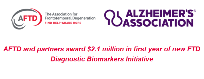 AFTD and partners award $2.1 million in first year of new FTD Diagnostic Biomarkers Initiative