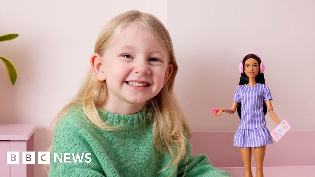 ‘My daughter helped shape new autistic Barbie doll’