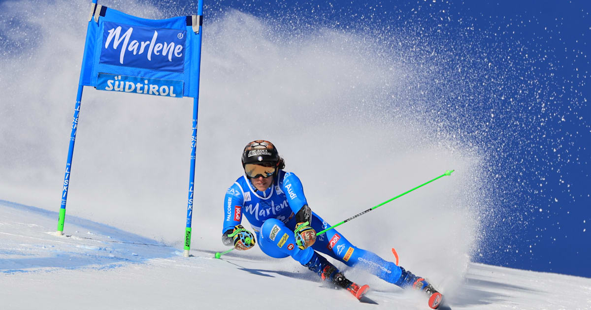 Emotional Federica Brignone finishes sixth in comeback race in Kronplatz