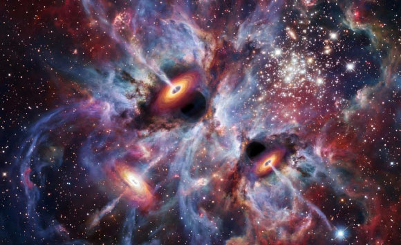 New Cosmological Simulations Shed Light on Growth of Black Holes in Early Universe