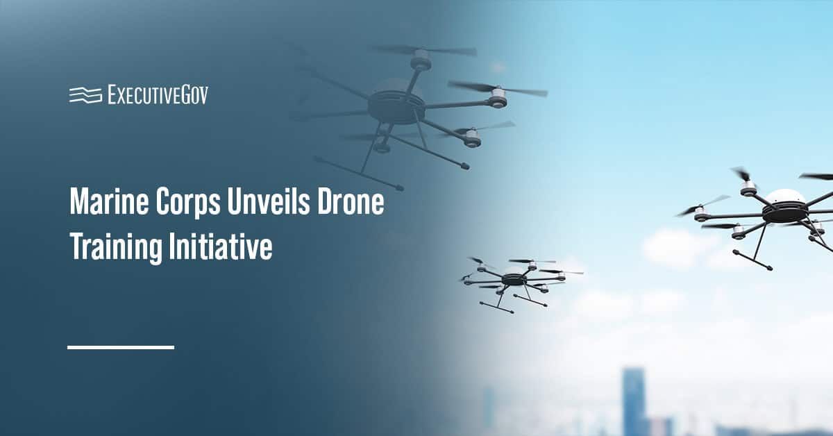 Drone swarm. The U.S. Marine Corps has unveiled a drone training program.