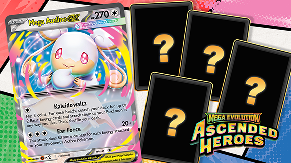 Erika’s Victreebel, Mega Audino ex, and More from Mega Evolution—Ascended Heroes