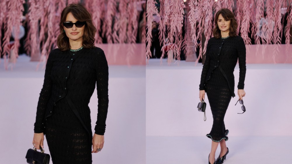 Penelope Cruz Goes Classic at Chanel Paris Fashion Week Show