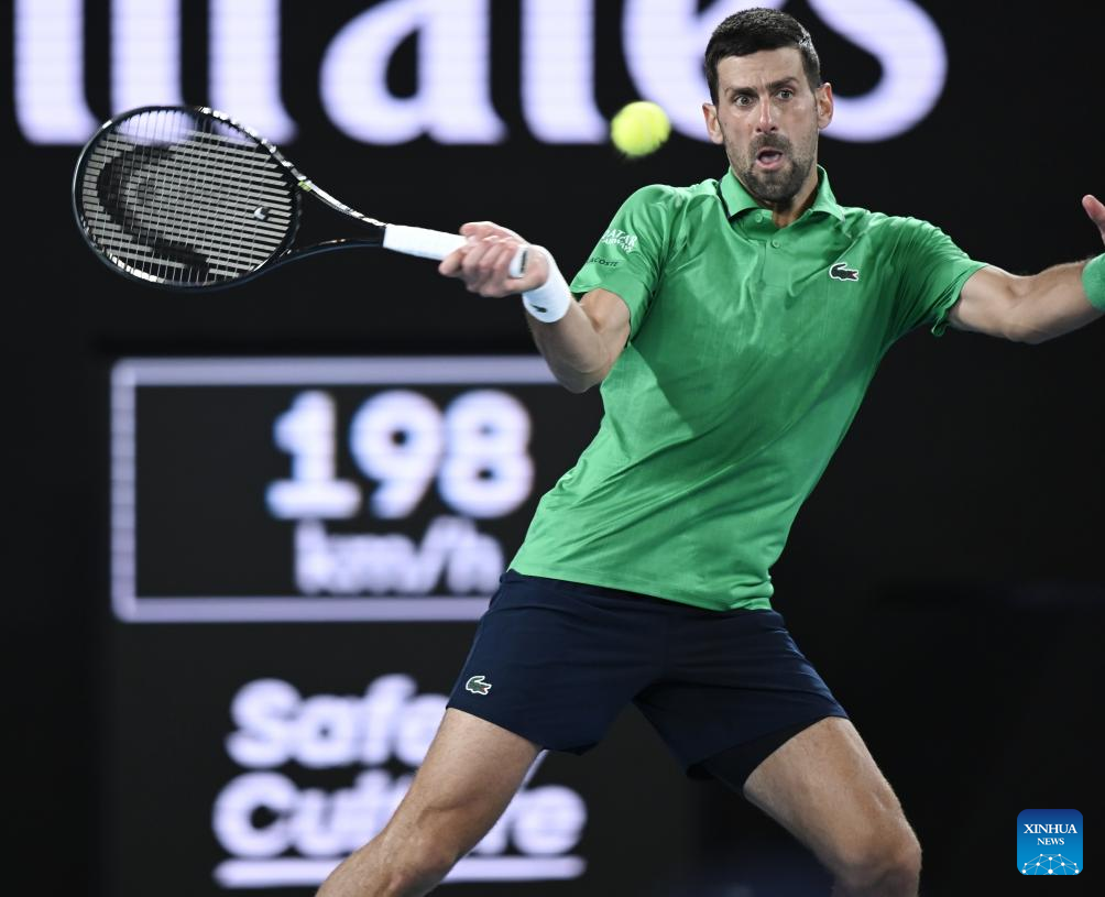 Djokovic claims 400th grand slam win to reach Australian Open 4th round-Xinhua