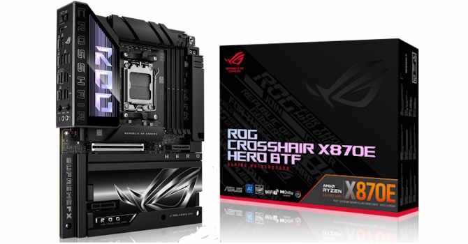 ASUS ROG Crosshair X870E Hero BTF Review