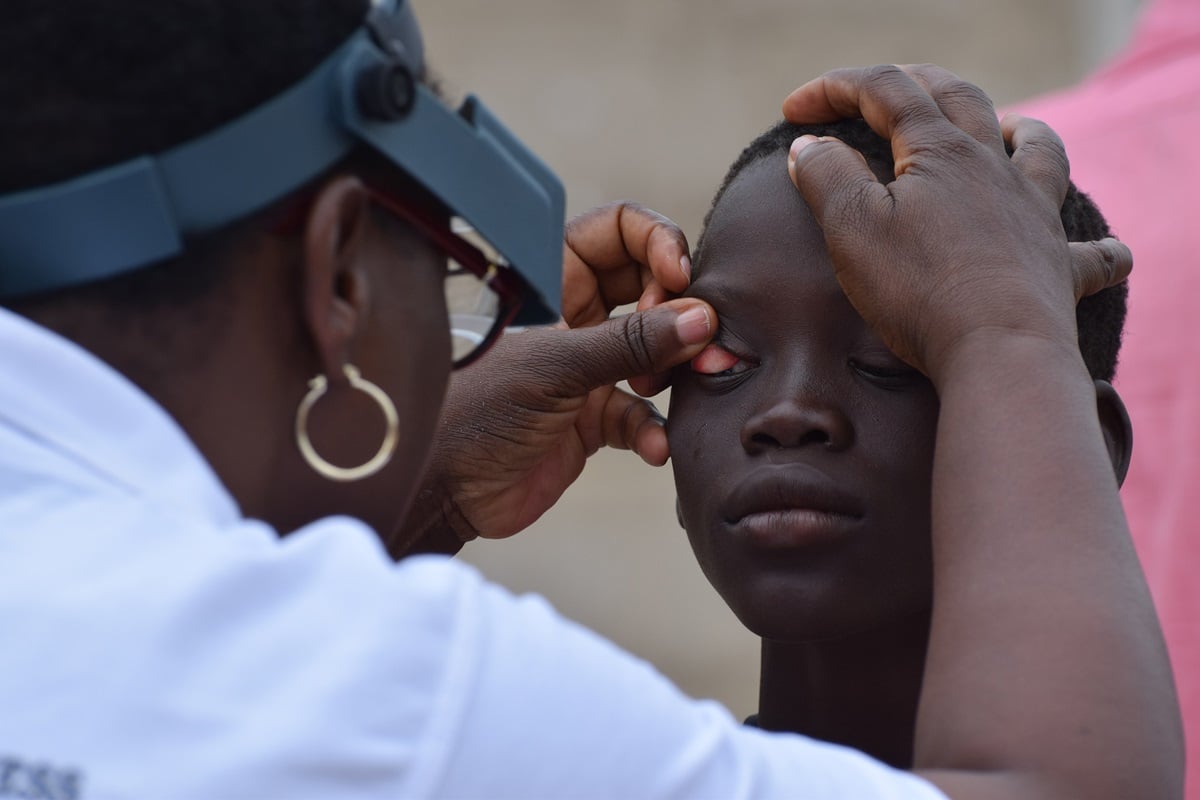 Global population requiring interventions against trachoma falls below 100 million for the first time