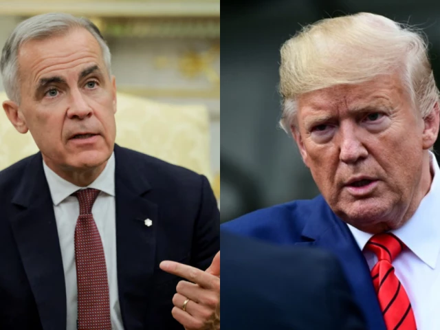 Canada’s Carney links Trump’s new tariff threat to North American trade deal review