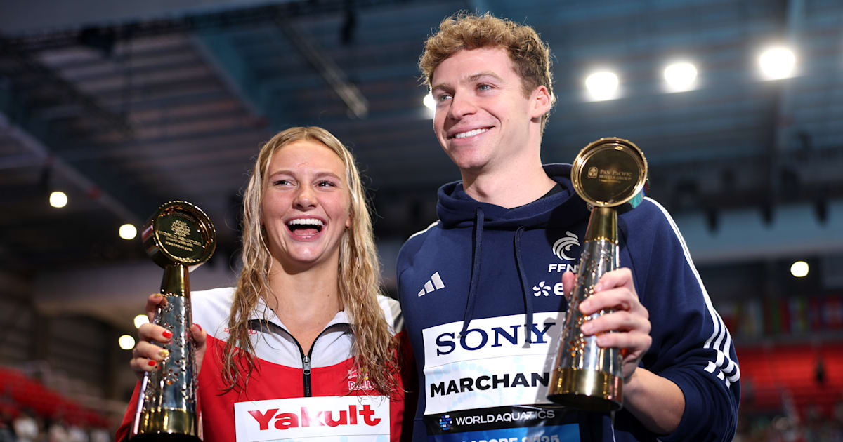 Summer McIntosh and Léon Marchand complete individual medley double at Pro Swim Series Austin