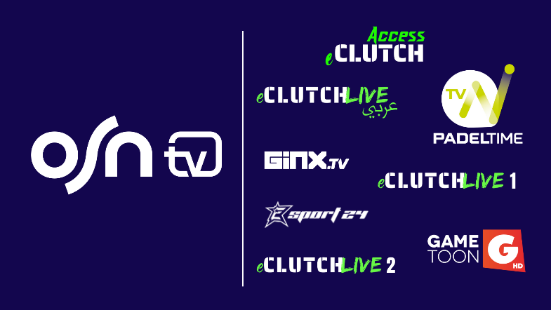eCLUTCH Partners with OSN to Launch Full Esports and Sports Entertainment Package Across MENA Region
