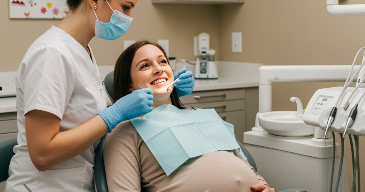 Why good dental hygiene during pregnancy can matter after birth