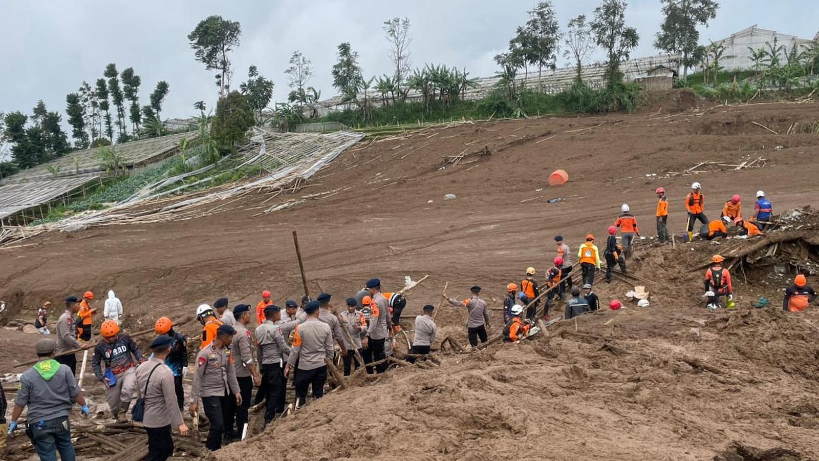Indonesian marines among 80 missing in deadly West Java landslide