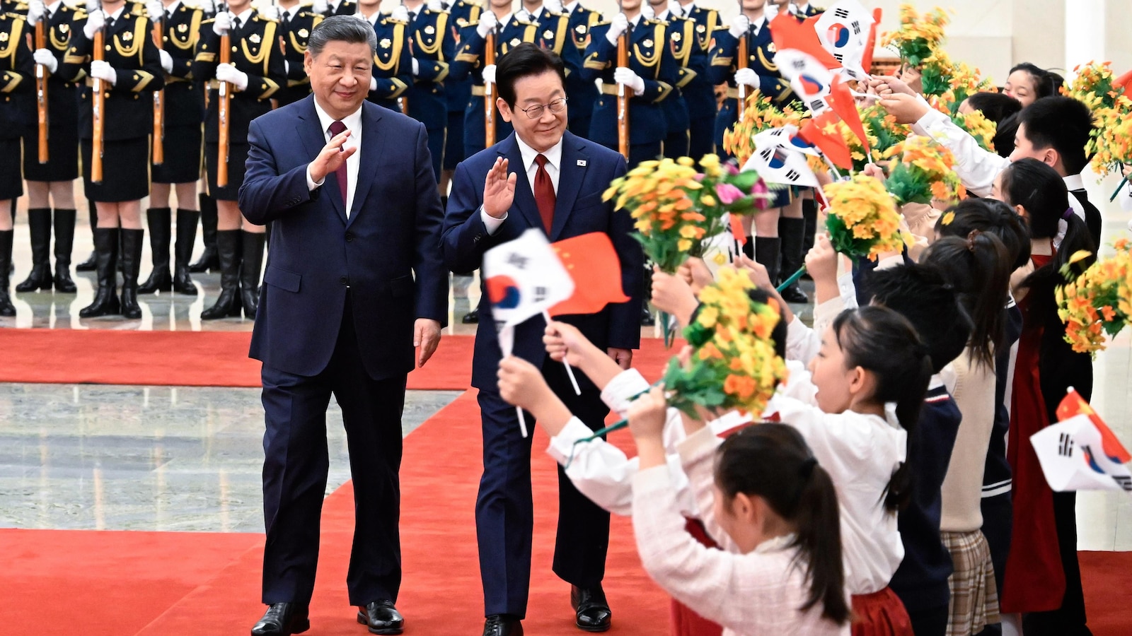 China and South Korea pledge to bolster ties as regional tensions rise