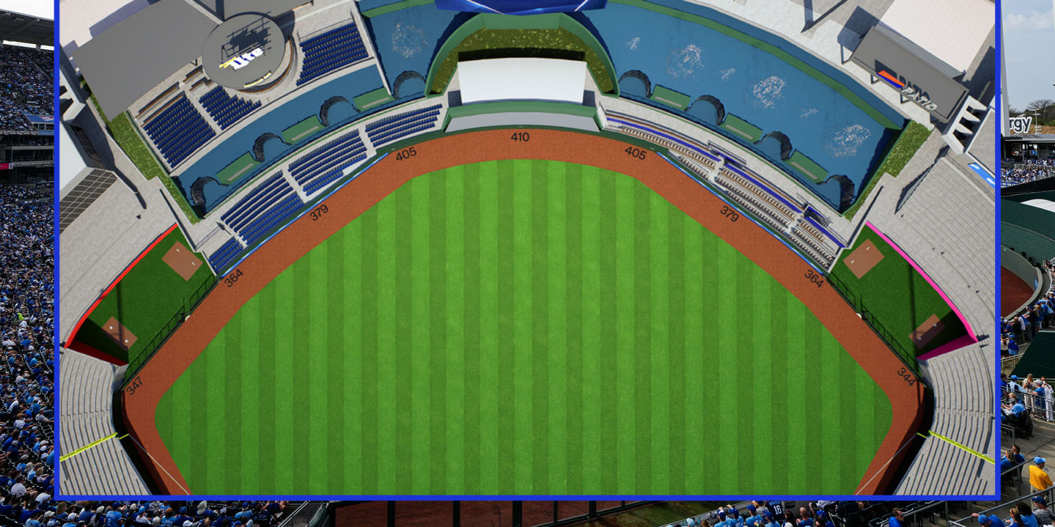 Royals moving outfield walls at Kauffman Stadium