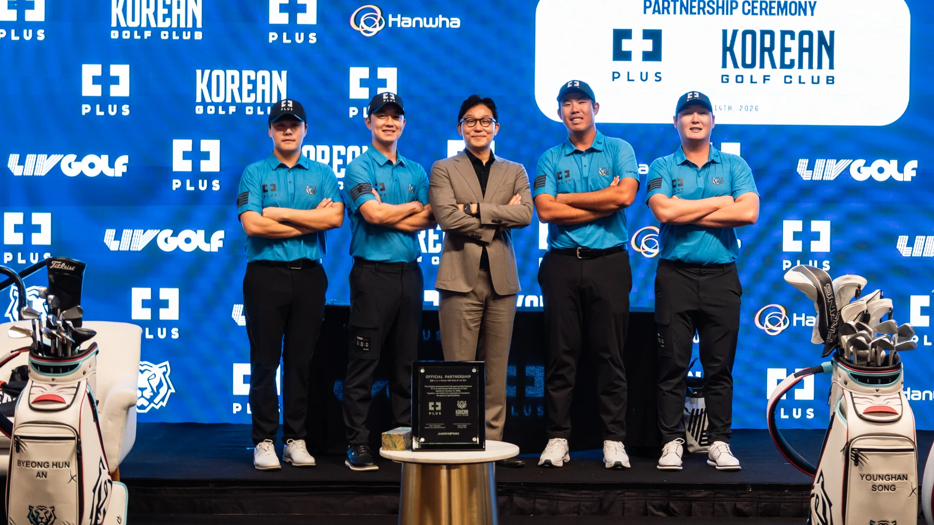 Korean Golf Club announces founding sponsorship with PLUS as first official brand partner