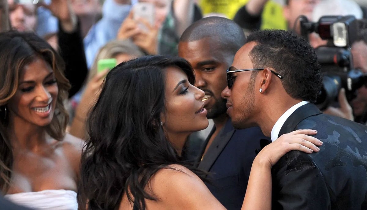 Kanye West’s old allegation against Kim Kardashian & Lewis Hamilton surfaced