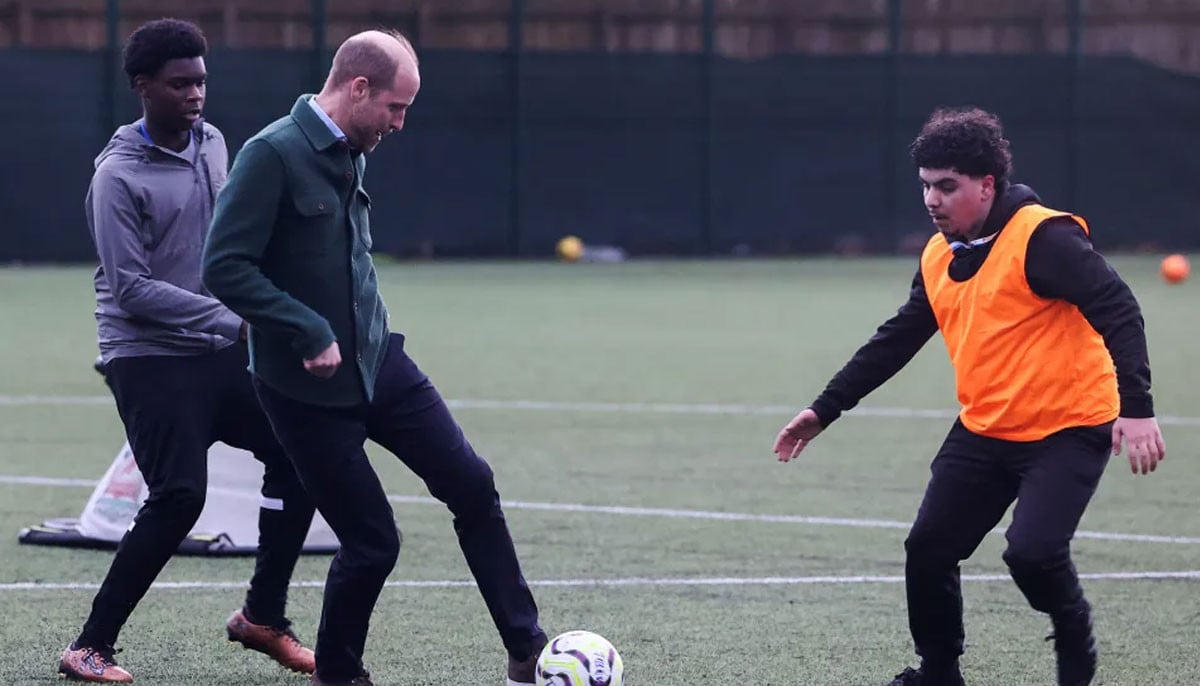 Prince William inspects Saudi Arabia’s efforts to promote football in young girls