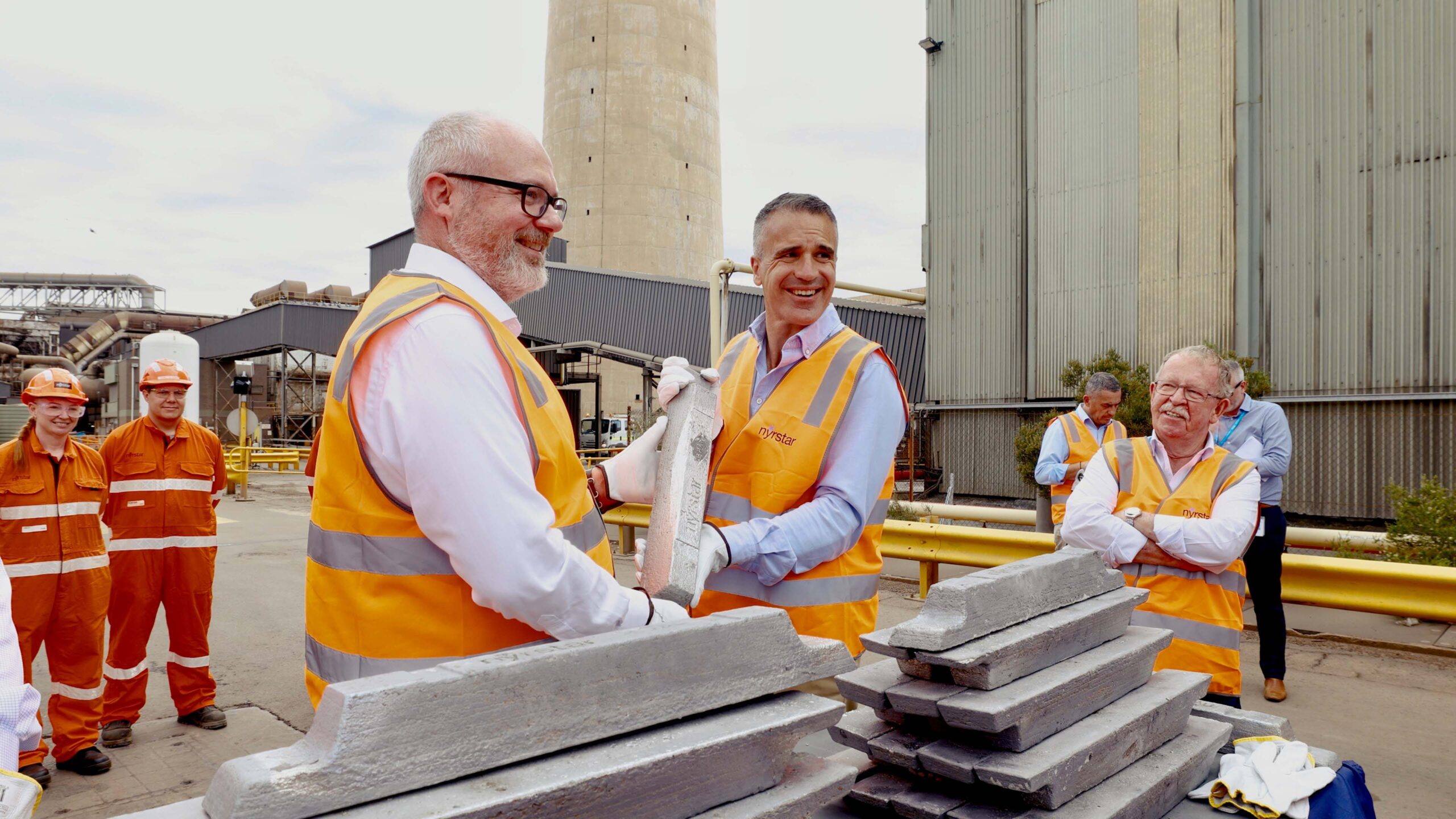 Nyrstar marks Port Pirie’s first shipment of Australian-produced Antimony metal