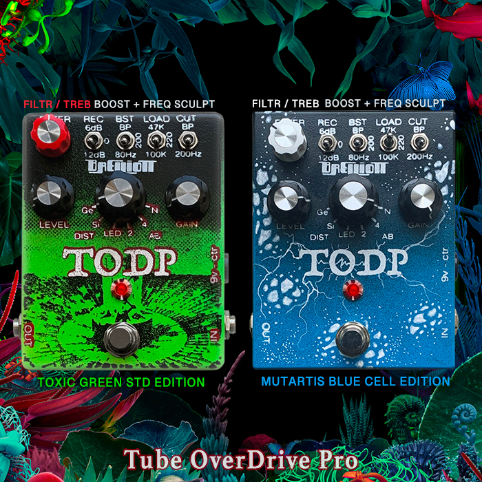 Guitar Pedal X – News – My second Brelliott Modular TODP Tube OverDrive Pro has landed – this time it’s the Blue Mutartis Cell Edition