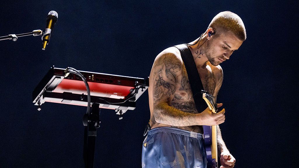 Justin Bieber Wore Silk Boxers and Socks to Perform at the 2026 Grammys