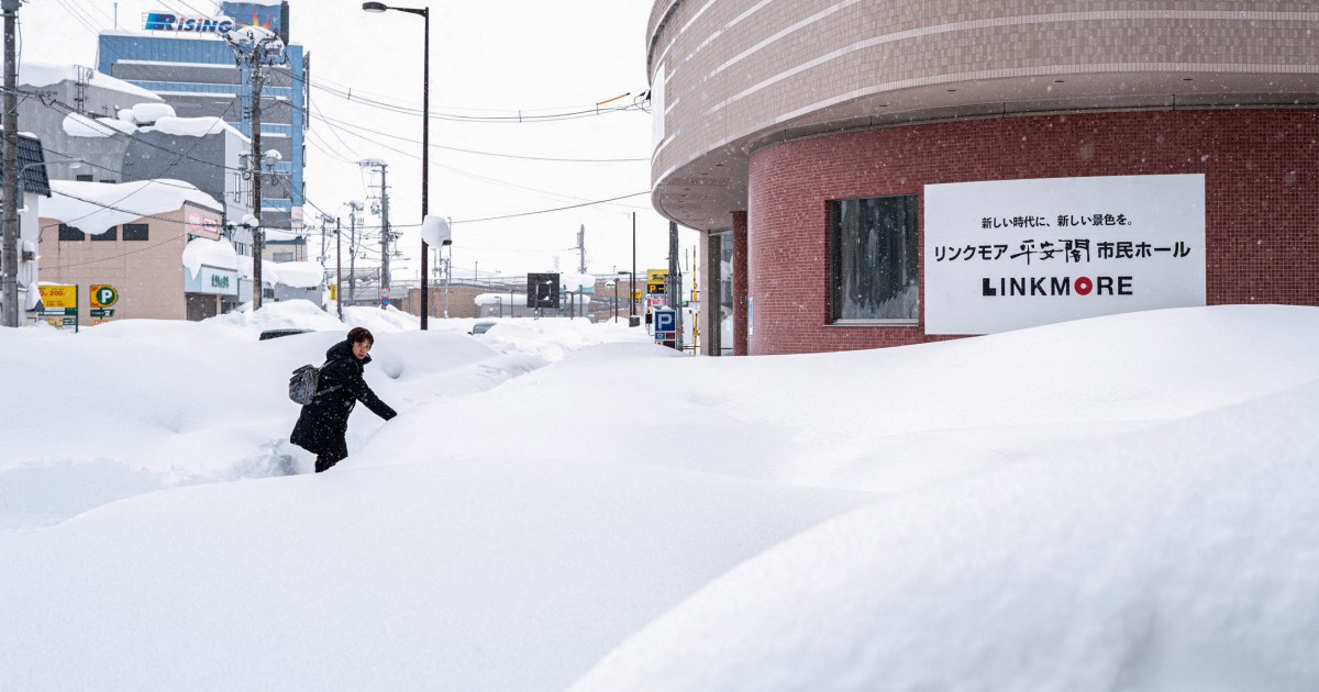 At least 30 dead as Japan battles winter storms with soldiers and snow plows
