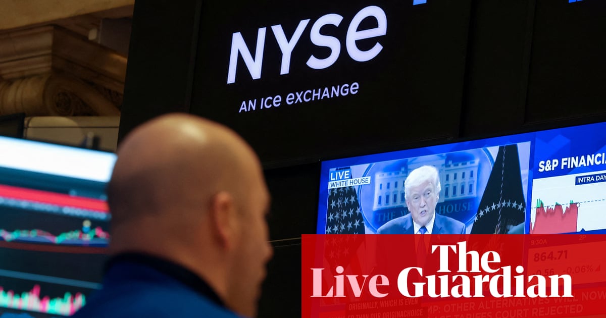 US dollar drops and stock markets face losses after Trump announces 15% global tariff – business live | Business