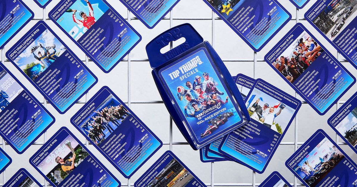 Formula E partners with Top Trumps for special 150th race celebratory pack