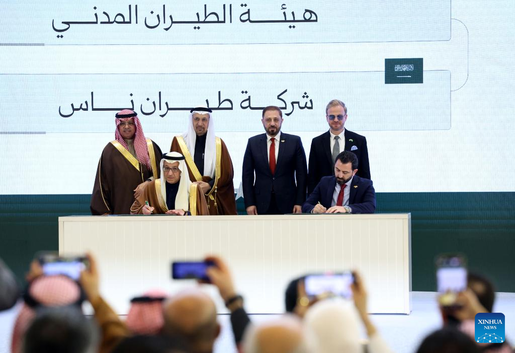 Syria, Saudi Arabia sign strategic deals, launch joint airline to boost investment, connectivity-Xinhua