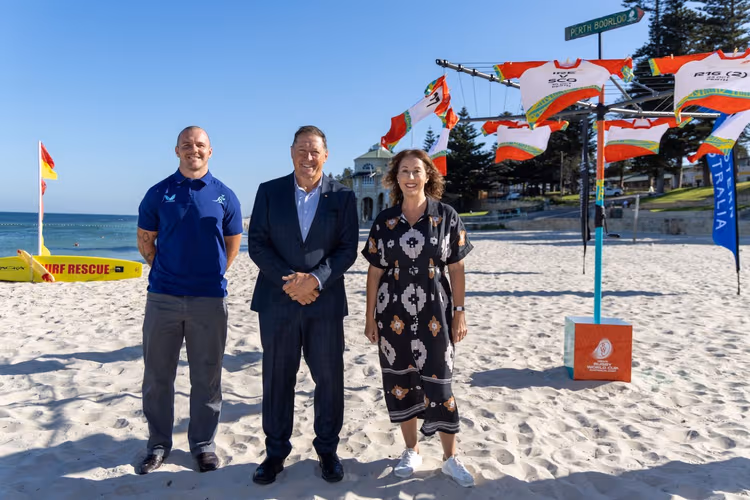 Pietsch hails Sea of Blue at Rugby World Cup announcement