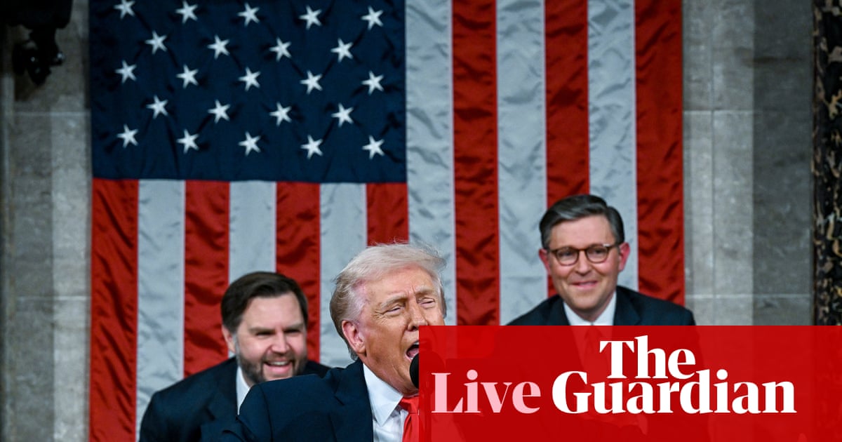 Iran accuses US of spreading ‘big lies’ after Trump’s State of the Union address – US politics live | State of the Union address