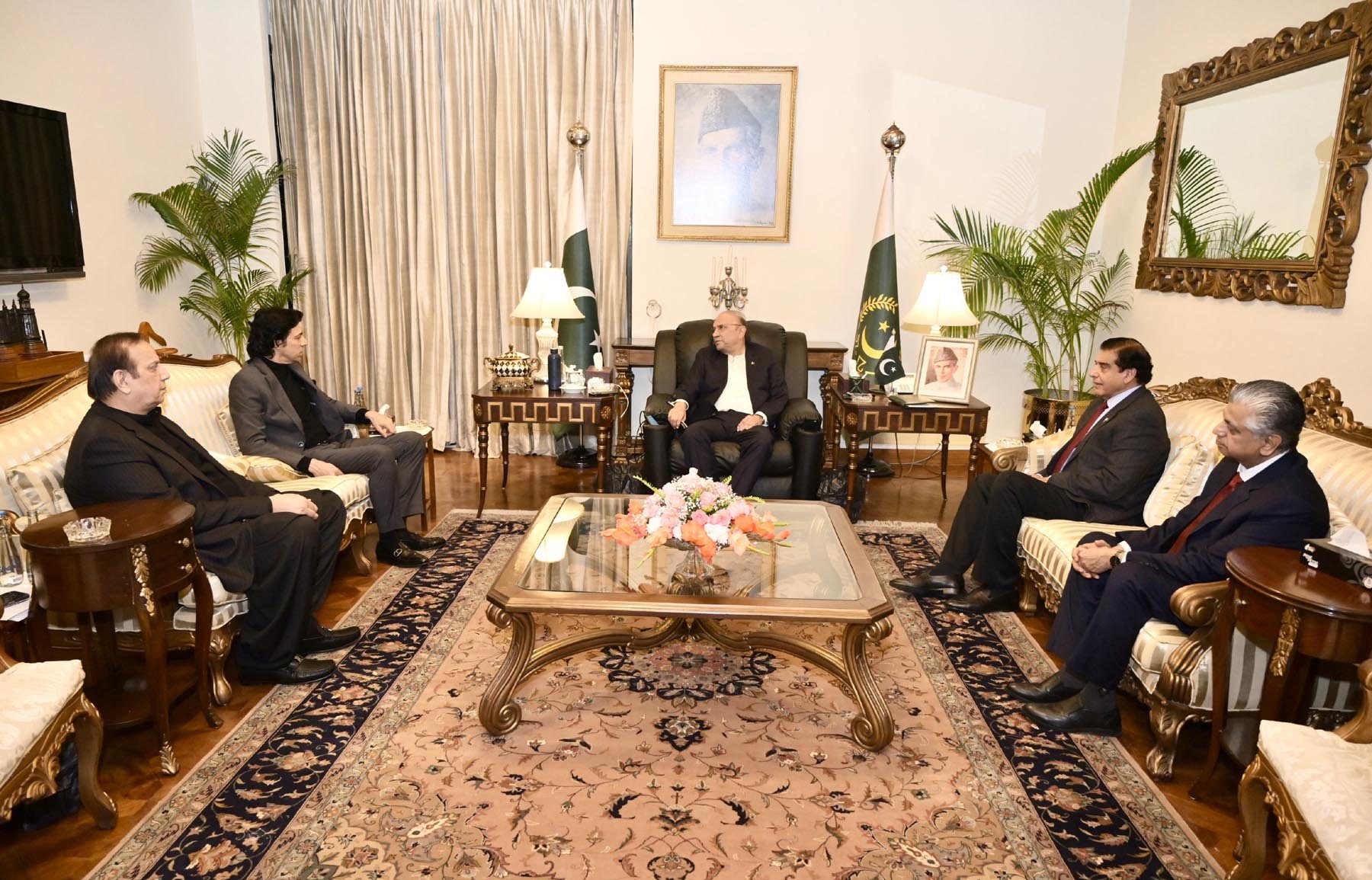 Senator Faisal Vawda meets President