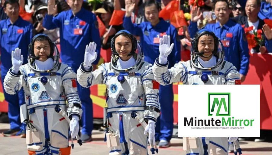 Shenzhou-20 crew describe spacecraft cracks in China’s first