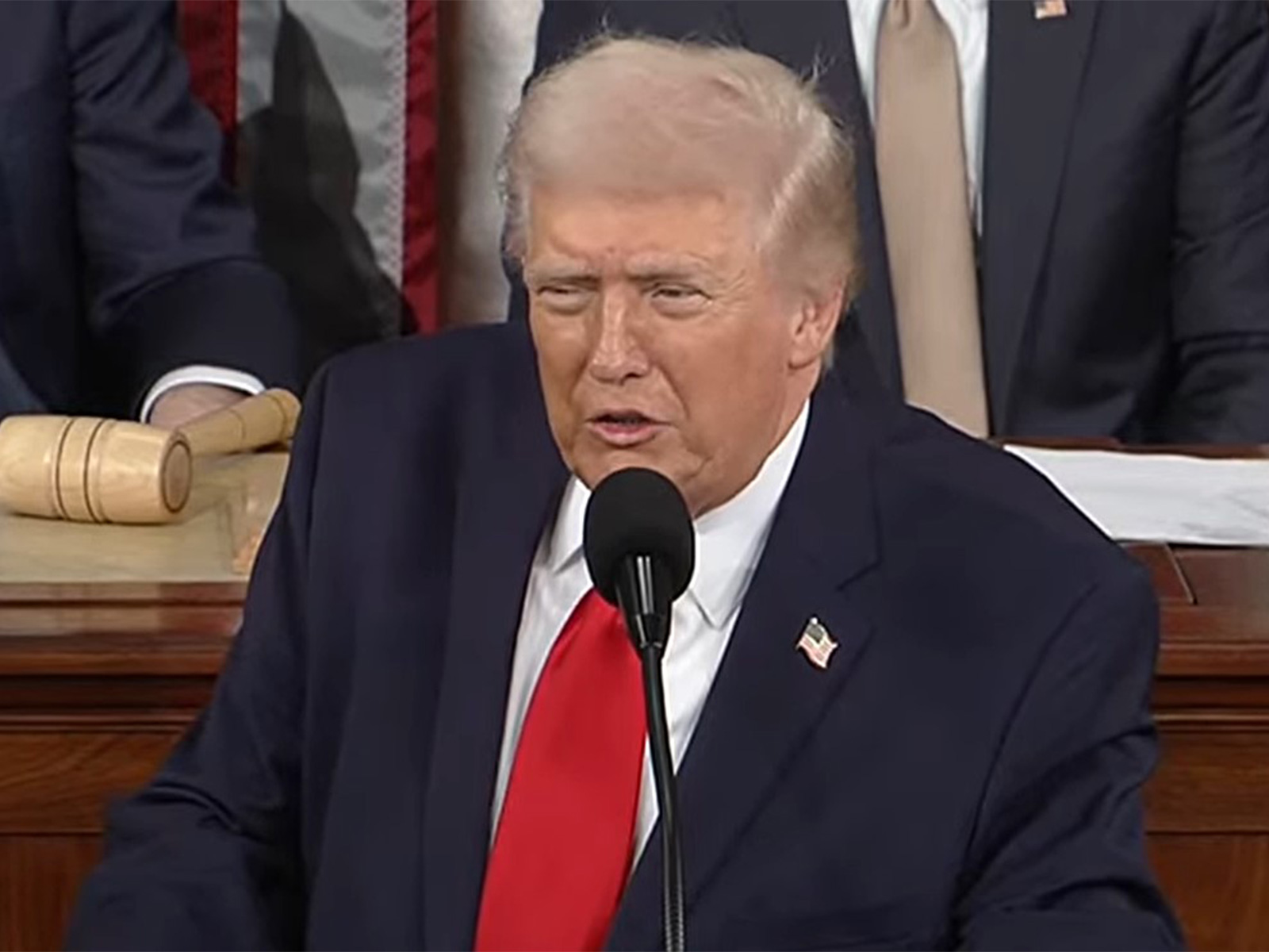 Trump warns Iran in State of the Union address, says would “never” allow it to develop nuclear weapon