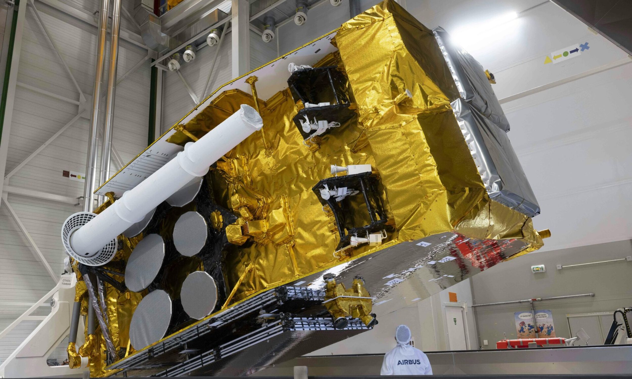 Tiny particle damages military satellite worth millions