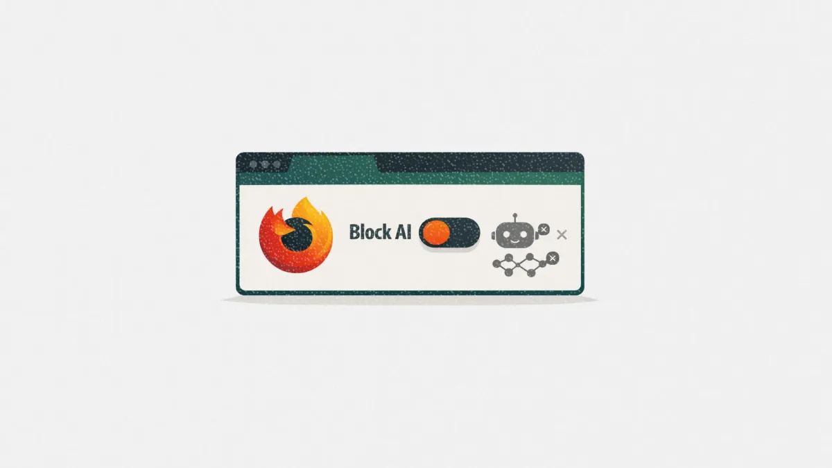 Firefox adds AI opt-out
