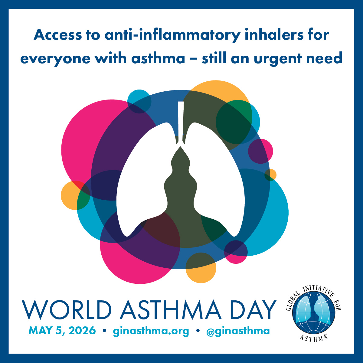 World Asthma Day – Tuesday, May 5, 2026 – Global Initiative for Asthma