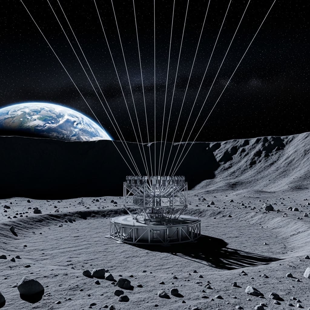 Moon’s Dark Craters Could Host Lasers Stable For Over 60 Seconds
