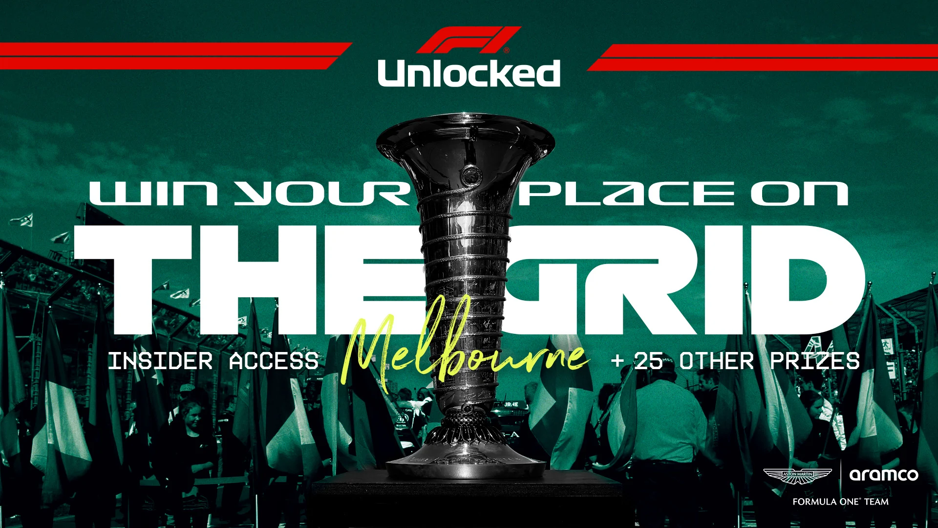 Win your place on the grid with F1 Unlocked