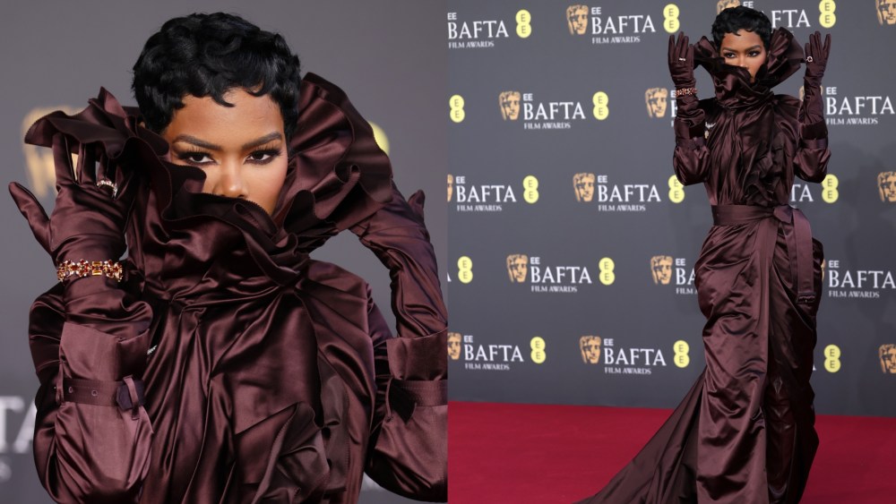Teyana Taylor Serves Drama in Custom Burberry Dress at the BAFTAs 2026
