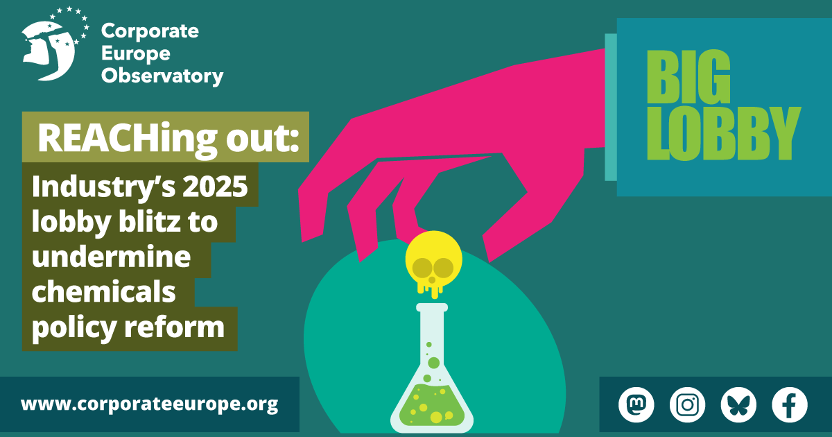 Revealed: industry’s lobby blitz to undermine chemicals policy reform