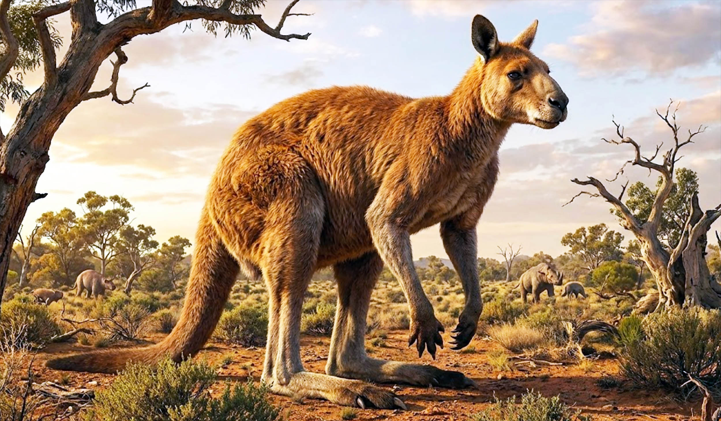 Giant prehistoric kangaroos may have been able to hop after all