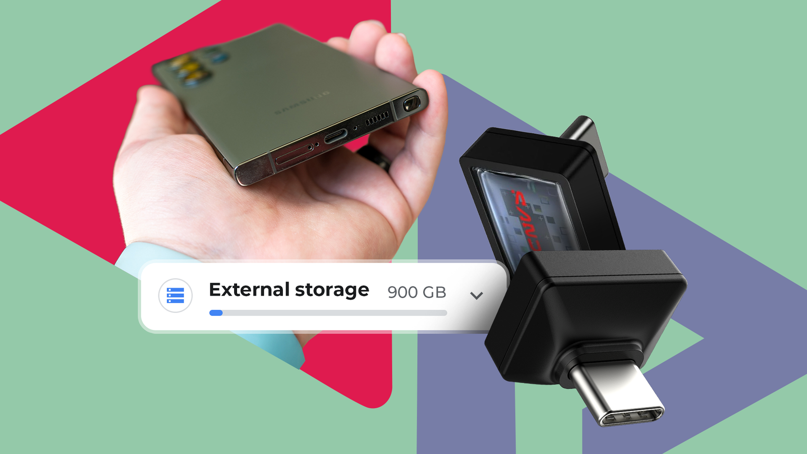 Now is the time to use your phone’s USB-C port for extra storage