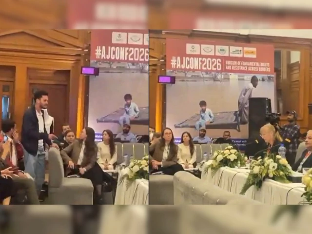 German ambassador confronted at Asma Jahangir Conference over Gaza role