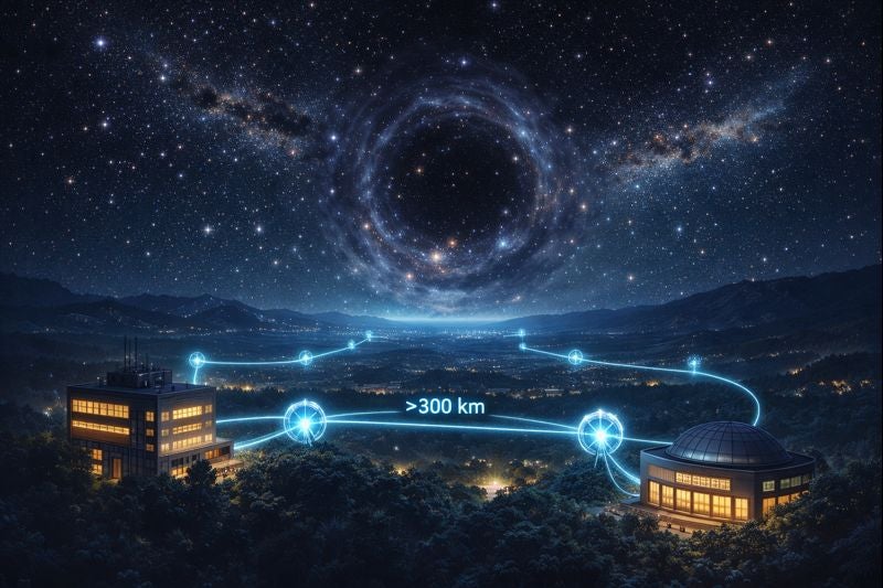 Scientists build the world’s first large-scale quantum sensor network to search for dark matter