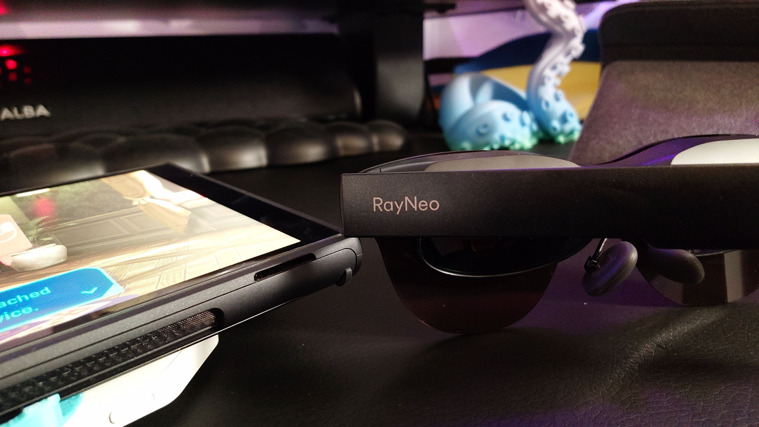 I can finally use RayNeo gaming glasses with my Switch 2, and I’m thrilled